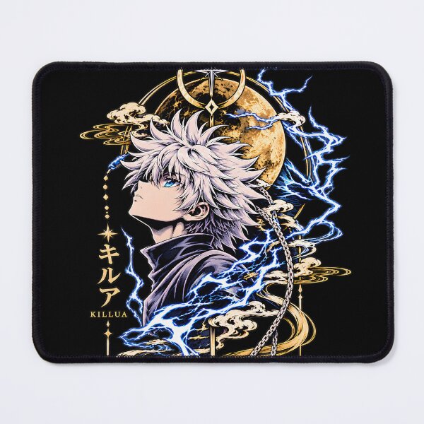 Item preview, Killua Under Celestial Lightning – Hunter x Hunter Anime Art designed and sold by QubekShop.