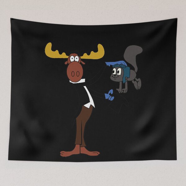 Item preview, Rocky And Bullwinkle Wossamotta U Logo Graphic designed and sold by RepentAgenda.