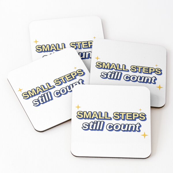 Item preview, Small Steps Still Count Motivational designed and sold by MR4me.