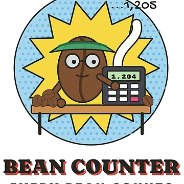 Vorschaubild zum Design Bean Counter Coffee Accountant Pun von somebasic