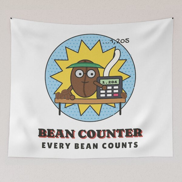 Item preview, Bean Counter Coffee Accountant Pun designed and sold by somebasic.