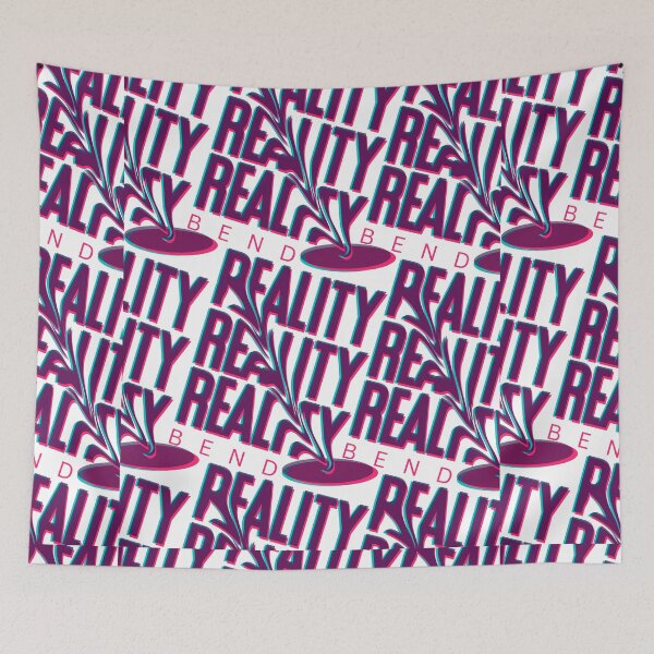 Item preview, Bend Reality Neon Glitch Seamless Pattern Trippy designed and sold by SpiralStairShop.