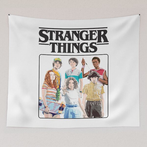 Item preview, Stranger Things Eighties Group Shot Title  designed and sold by MaelyDAREN.