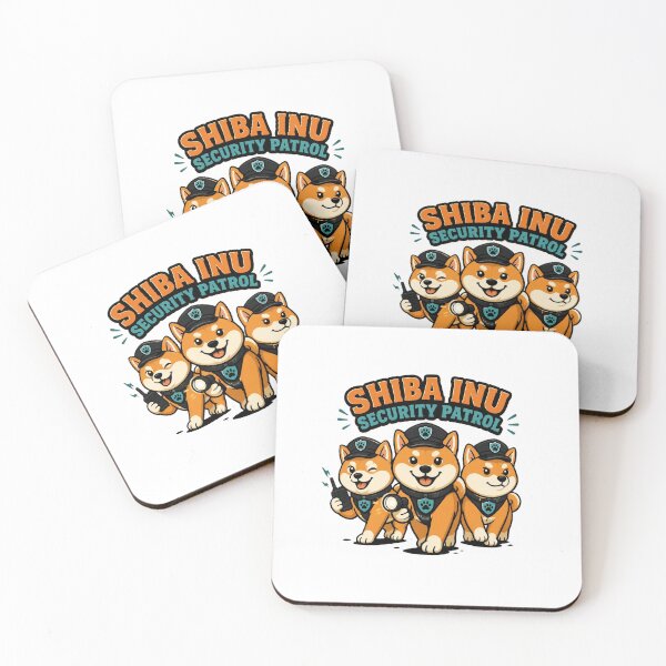 Item preview, Shiba Inu Security Patrol designed and sold by Heneleena.