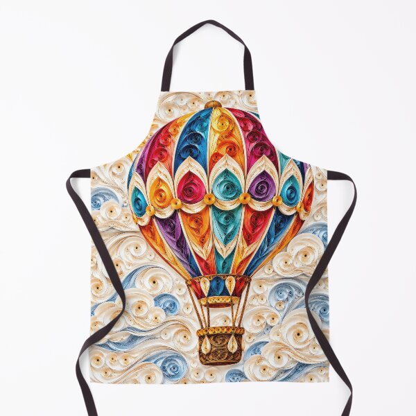 Item preview, Flying in a Hot Air Balloon designed and sold by Elisabeth Lucas.