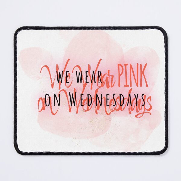 Item preview, We wear PINK on WEDNESDAYS designed and sold by MyBottomShelf.