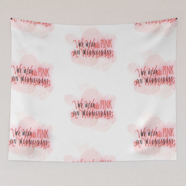 Item preview, We wear PINK on WEDNESDAYS designed and sold by MyBottomShelf.