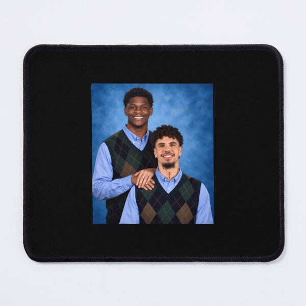 Item preview, Anthony Edwards & LaMelo Ball Step Bros Funny Meme designed and sold by Surface-Fds.