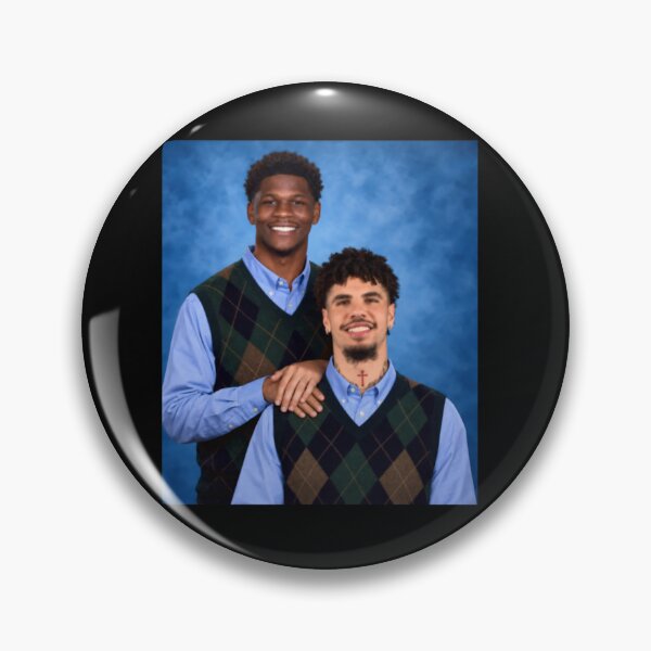 Item preview, Anthony Edwards & LaMelo Ball Step Bros Funny Meme designed and sold by Surface-Fds.