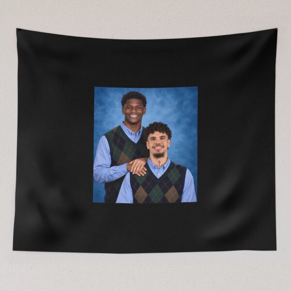 Item preview, Anthony Edwards & LaMelo Ball Step Bros Funny Meme designed and sold by Surface-Fds.