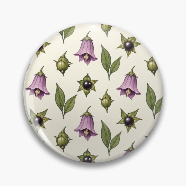 Item preview, Belladonna Nocturne Botanical Print designed and sold by ritusdesigns.