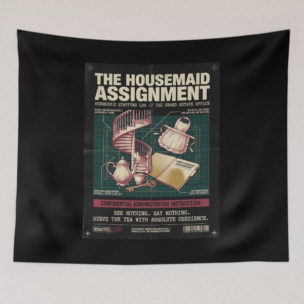 Item preview, The Housemaid Assignment File Retro Cinematic Drama Parody designed and sold by Mircea786.