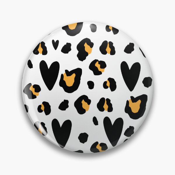 Item preview, Cute Leopard Heart Print Hand Drawn Animal Pattern designed and sold by Shakira & Sahir Press Alliance.