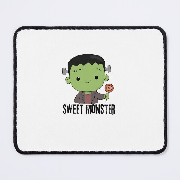 Item preview, Cute Frankenstein Monster with Lollipop – Kawaii Halloween designed and sold by Cuties-143.