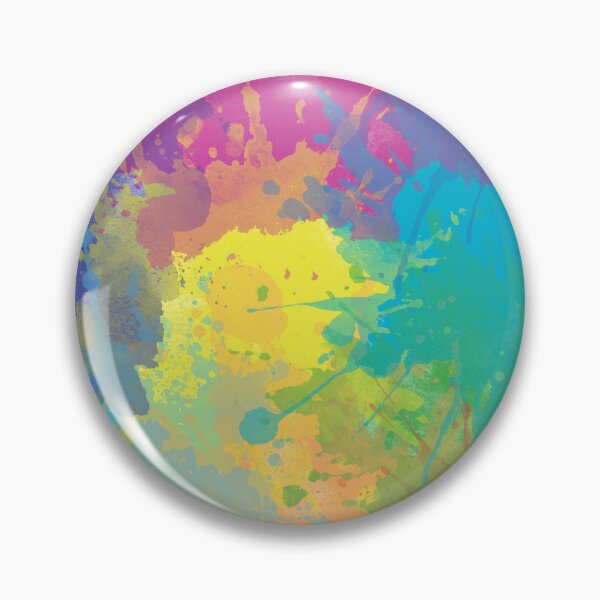 Item preview, Vibrant Rainbow Abstract Paint Explosion designed and sold by tryandplay.