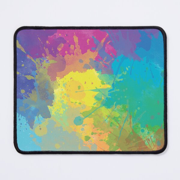 Item preview, Vibrant Rainbow Abstract Paint Explosion designed and sold by tryandplay.