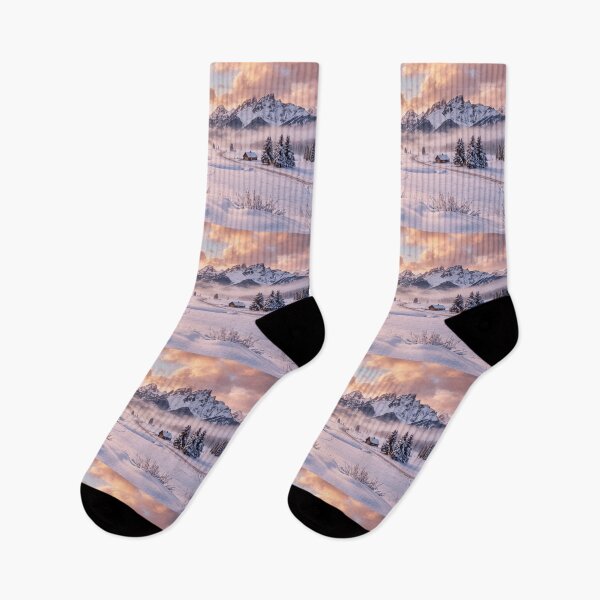 Item preview, Winter Sunrise Across the Meadow designed and sold by amusefullife.