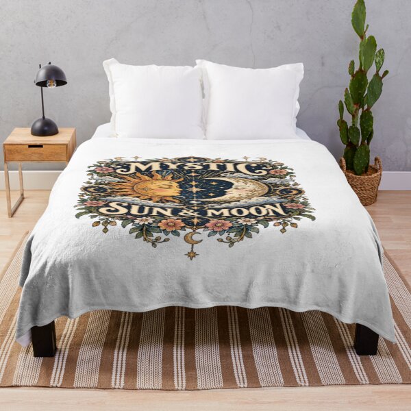 Item preview, Mystic Sun and Moon - Celestial Vintage Astrology Art designed and sold by EssentialsWear.