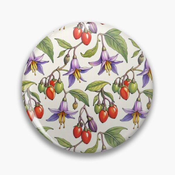 Item preview, Bittersweet Nightshade Botanical Cascade designed and sold by ritusdesigns.