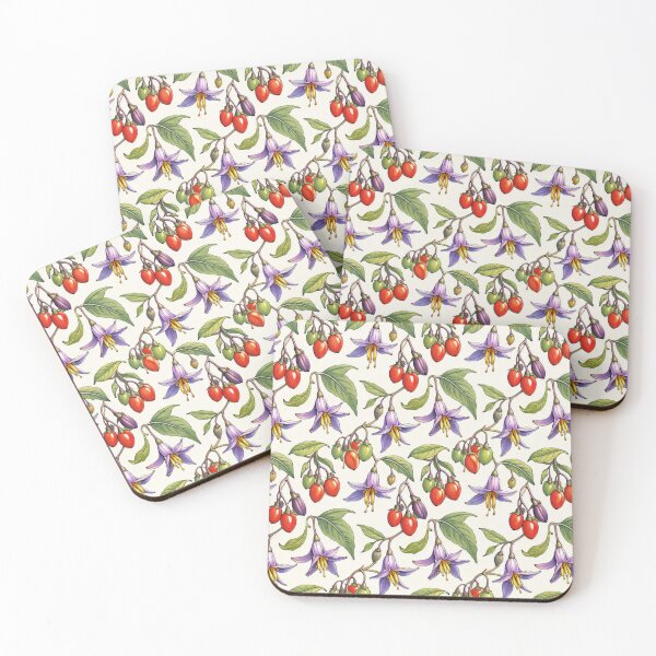 Item preview, Bittersweet Nightshade Botanical Cascade designed and sold by ritusdesigns.