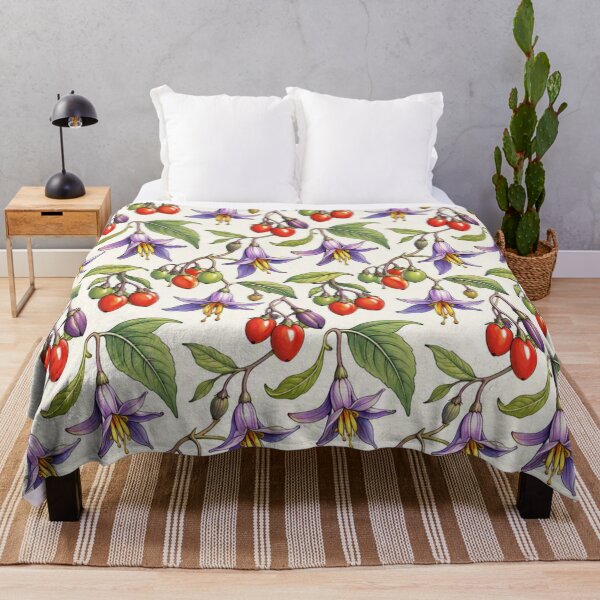 Item preview, Bittersweet Nightshade Botanical Cascade designed and sold by ritusdesigns.
