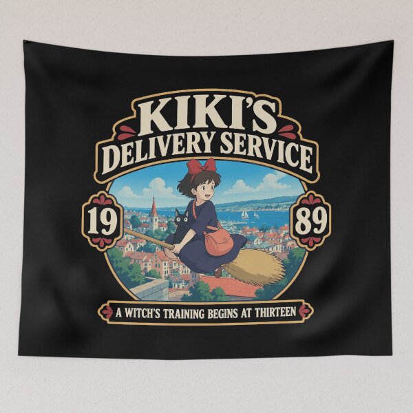 Item preview, Kiki Delivery Service Retro designed and sold by MinchiDiep.