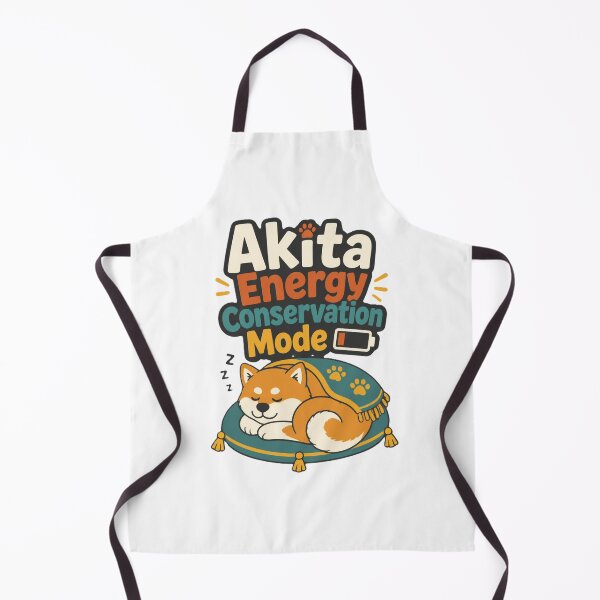 Item preview, Akita Energy Conservation Mode designed and sold by Heneleena.