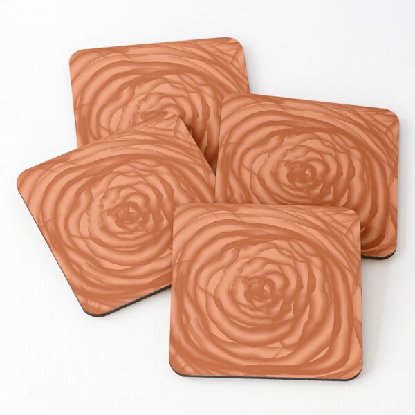 Item preview, Terracotta Fluid Texture Rose designed and sold by wissal.studio.