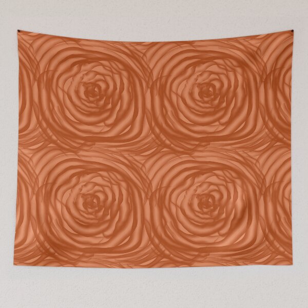 Item preview, Terracotta Fluid Texture Rose designed and sold by wissal.studio.