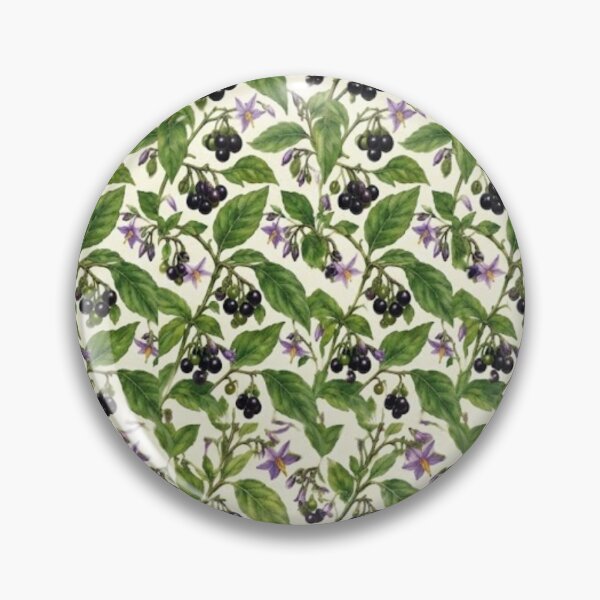 Item preview, Black Nightshade Botanical Heritage designed and sold by ritusdesigns.