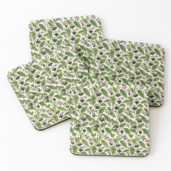 Item preview, Black Nightshade Botanical Heritage designed and sold by ritusdesigns.