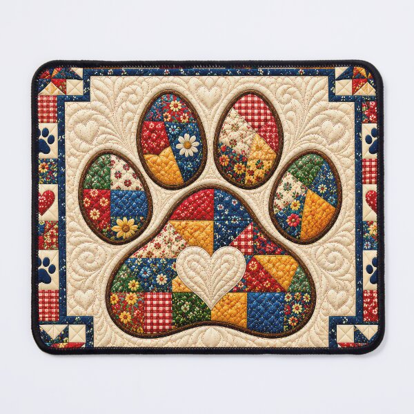 Item preview, Pawprint Quilt designed and sold by Elisabeth Lucas.