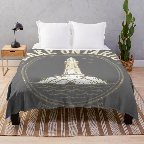 Item preview, Lake Ontario Still Lighthouse Vintage Collegiate designed and sold by Yellowriversss.