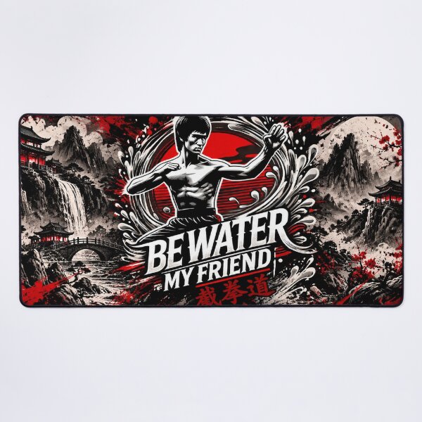 Item preview, Be Water My Friend | Jeet Kune Do Kung Fu Martial Arts designed and sold by Fei Long Design Hub.