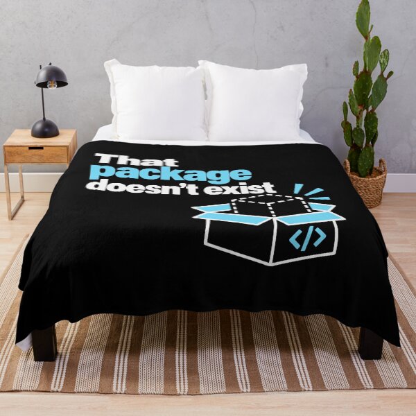Item preview, That Package Doesn't Exist Developer Humor Graphic designed and sold by ThreadQuirk.