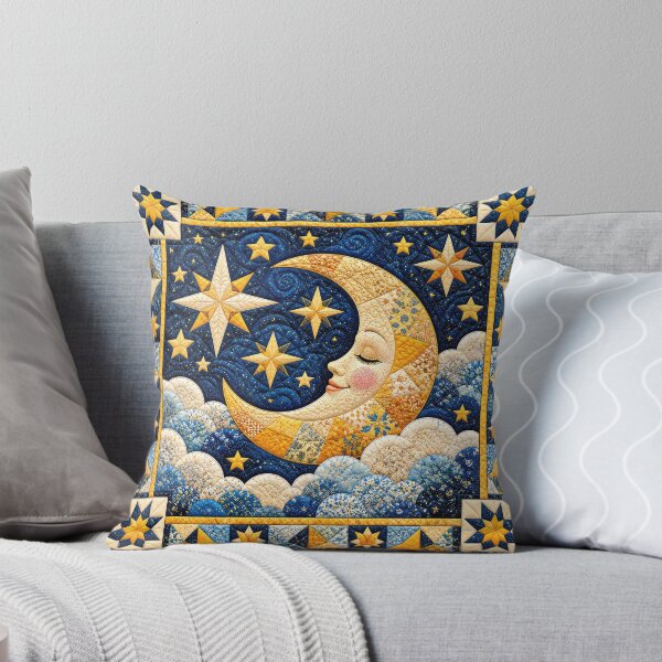 Item preview, Crescent Moon Quilt designed and sold by Elisabeth Lucas.