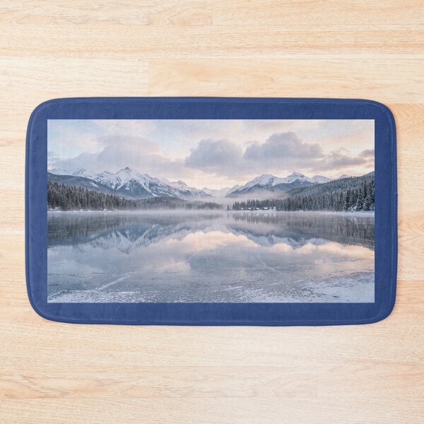 Item preview, Frozen Lake Beneath Snowcapped Mountains designed and sold by amusefullife.