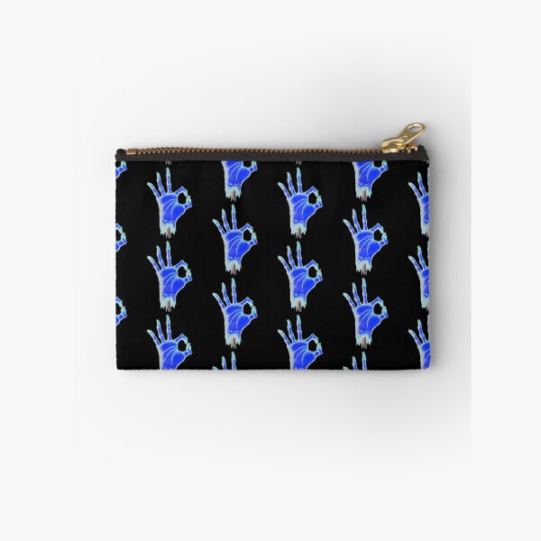 Item preview, Okay Scar-E-Moji (Inverted Edition) Electric Blue Horror Emoji designed and sold by Grimmlar.