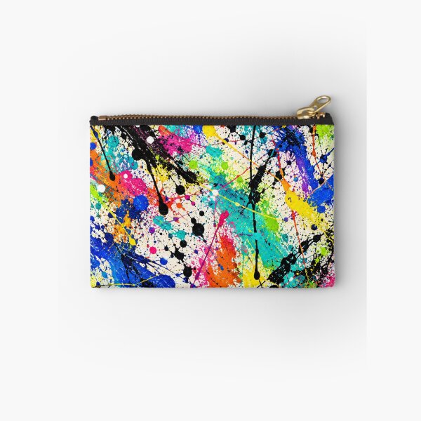 Aperçu de l'œuvre Colorful Paint Splatter Abstract Art créée et vendue par Ingorgia Studio.
