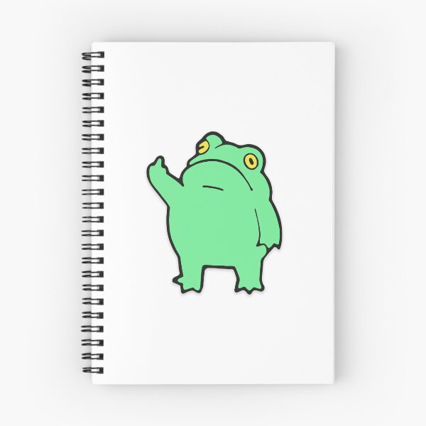 Item preview, Funny Green Frog Cartoon – Quirky Frog Art designed and sold by murakamisstudio.
