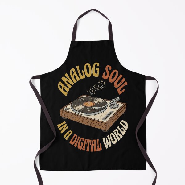 Item preview, Analog Soul In A Digital World | Vinyl Record Turntable Retro Music Identity Art | Vinyl Lover Gift Design designed and sold by Luminari Creations.