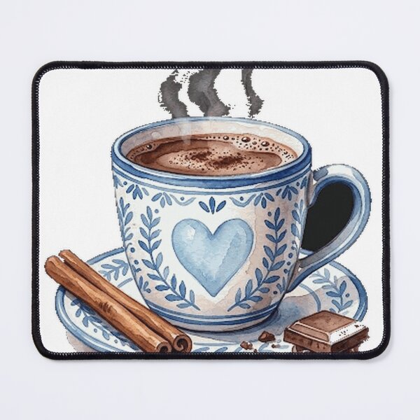 Item preview, A cup of hot chocolate watercolor illustration Oversized T-Shirt_d93163b1be designed and sold by MattiaDedo.