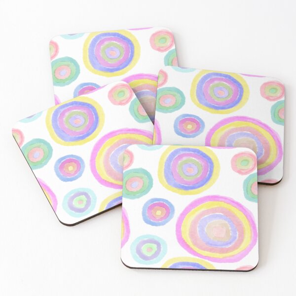 Item preview, Pastel Concentric Rings Circles  designed and sold by wissal.studio.