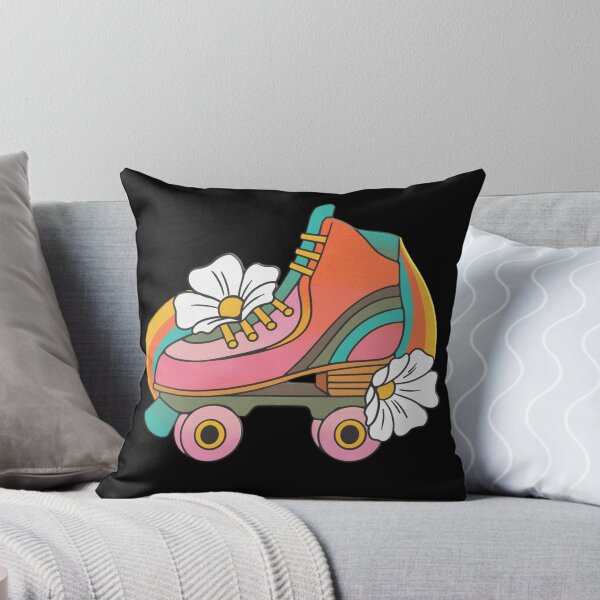 Item preview, Retro Roller Skate Daisy Flower Groovy Cute Skating 60s 70s Vibes Good Old Days designed and sold by Jt41.