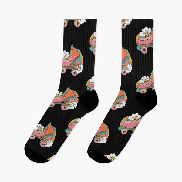 Item preview, Retro Roller Skate Daisy Flower Groovy Cute Skating 60s 70s Vibes Good Old Days designed and sold by Jt41.