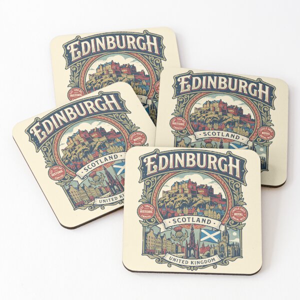 Item preview, Edinburgh Scotland Vintage Travel Badge  designed and sold by Amir Faysal.