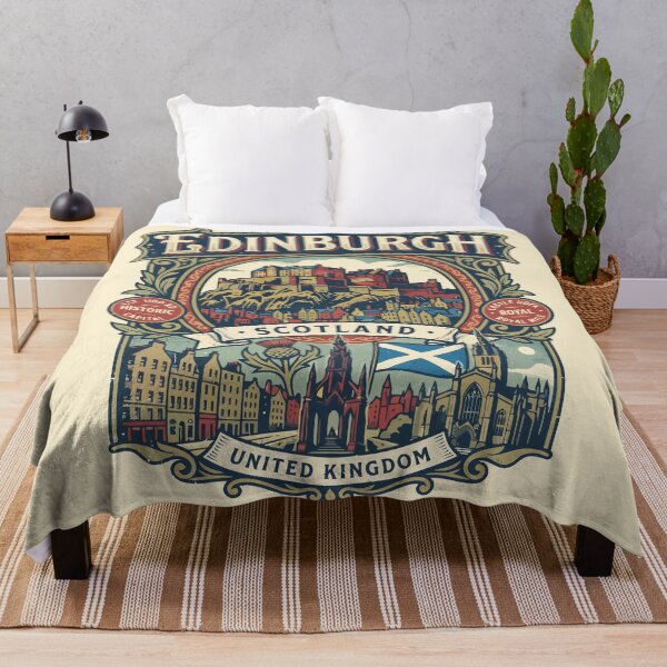 Item preview, Edinburgh Scotland Vintage Travel Badge designed and sold by Amir Faysal.