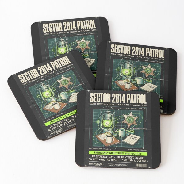 Item preview, Lanterns Cosmic Detective Sector 2814 Space Cop Parody designed and sold by Mircea786.