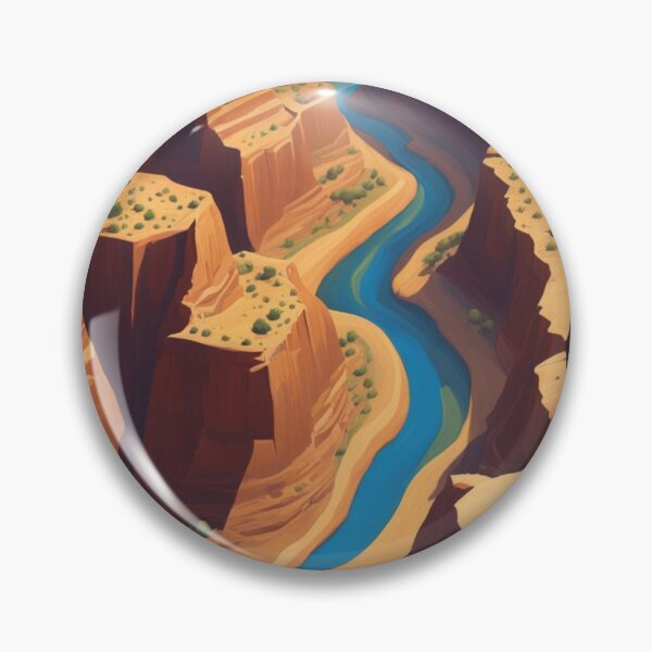 Item preview, River Through Canyon designed and sold by Artnovalty.redbubble.com.
