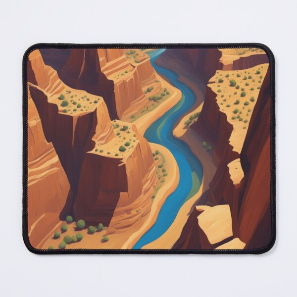 Item preview, River Through Canyon designed and sold by Artnovalty.redbubble.com.